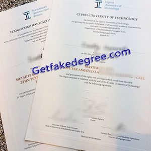 buy fake Cyprus University of Technology diploma