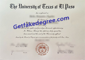 buy fake UTEP diploma