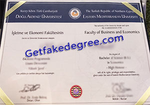 buy fake Eastern Mediterranean University degree