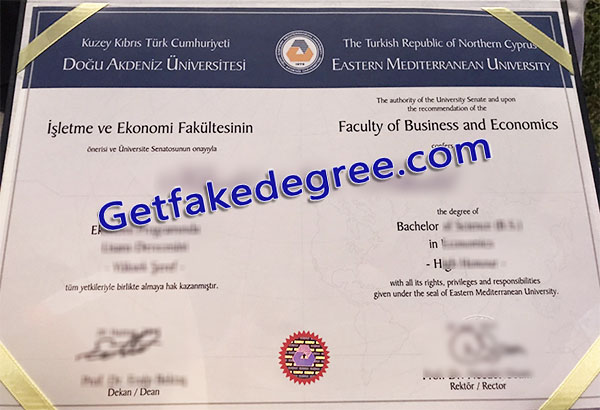 Eastern Mediterranean University degree, EMU diploma