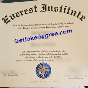 buy fake Everest University diploma