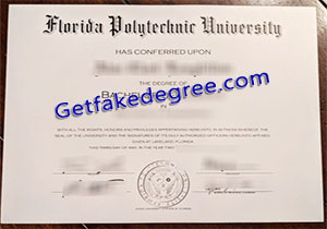 buy fake Florida Polytechnic University degree