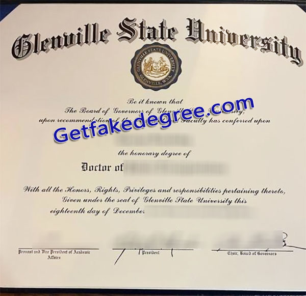 Glenville State University degree, GSU diploma