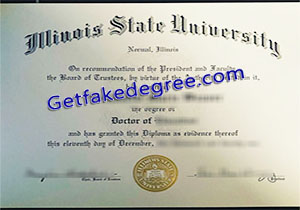 buy fake Illinois State University diploma