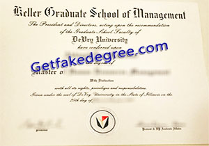 buy fake Keller Graduate School of Management degree