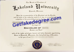 buy fake Lakeland University diploma