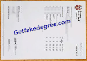 buy fake LSBU transcript