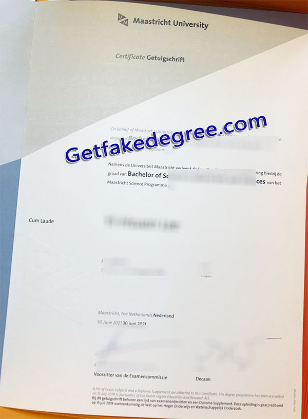 Maastricht University diploma, Maastricht University degree