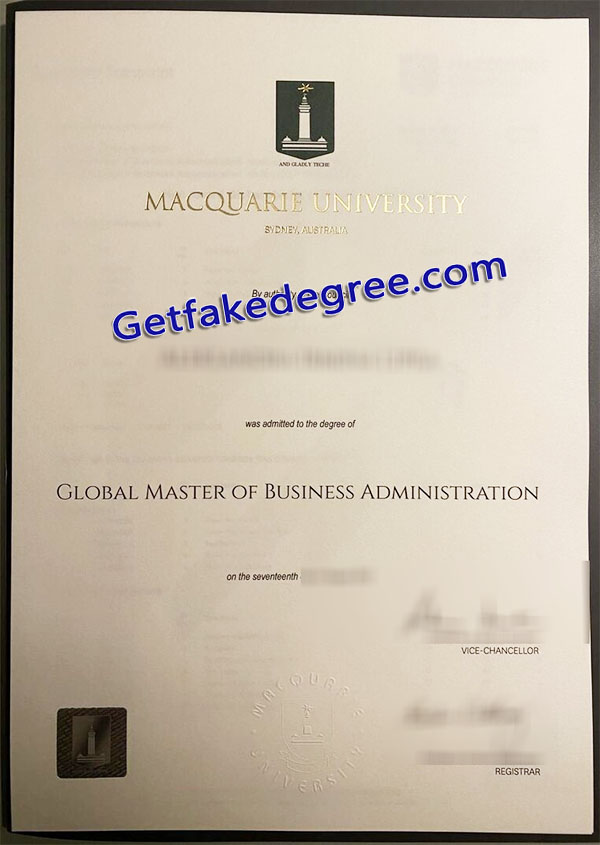 Macquarie University diploma, Macquarie University degree