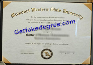 buy fake Missouri Western State University degree