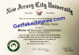 buy fake New Jersey City University degree