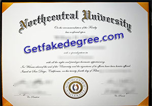 buy fake Northcentral University diploma