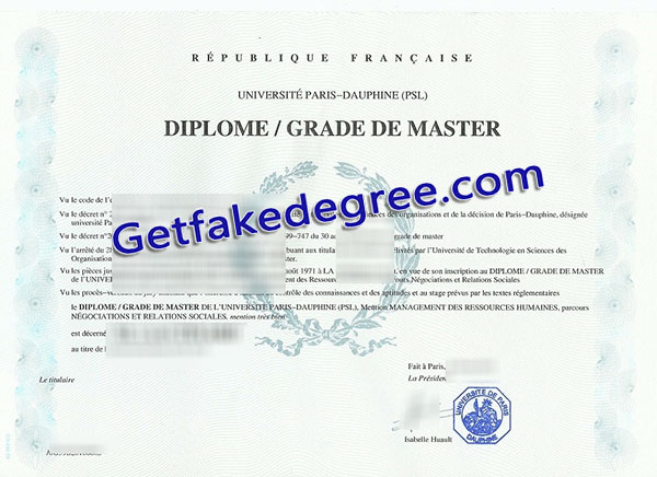 PSL University diploma, PSL University degree