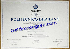 buy fake Politecnico di Milano degree