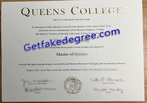 buy fake Queens College degree