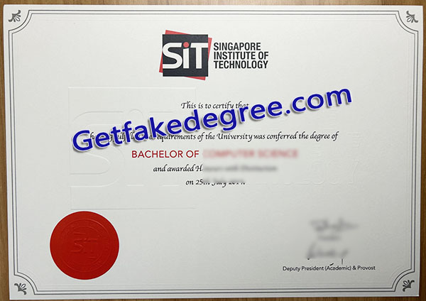 Singapore Institute of Technology certificate, SIT diploma