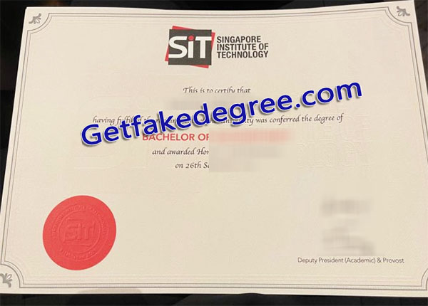Singapore Institute of Technology degree, SIT diploma