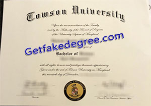 Towson University degree