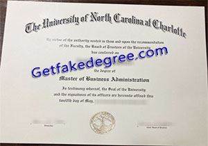 UNC Charlotte degree