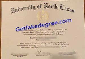 University of North Texas degree