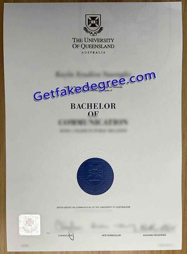 University of Queensland diploma