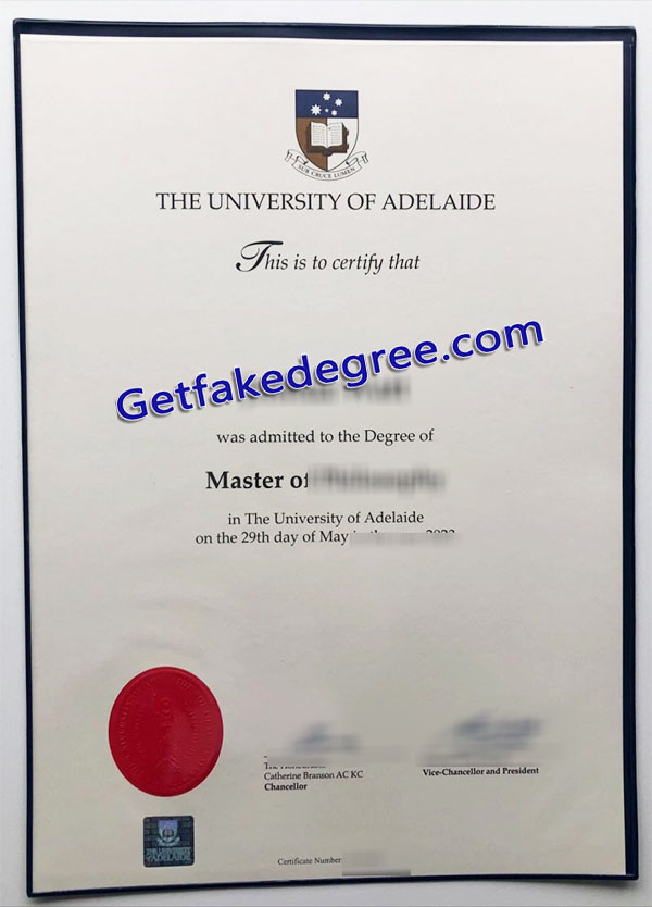 University of Adelaide diploma