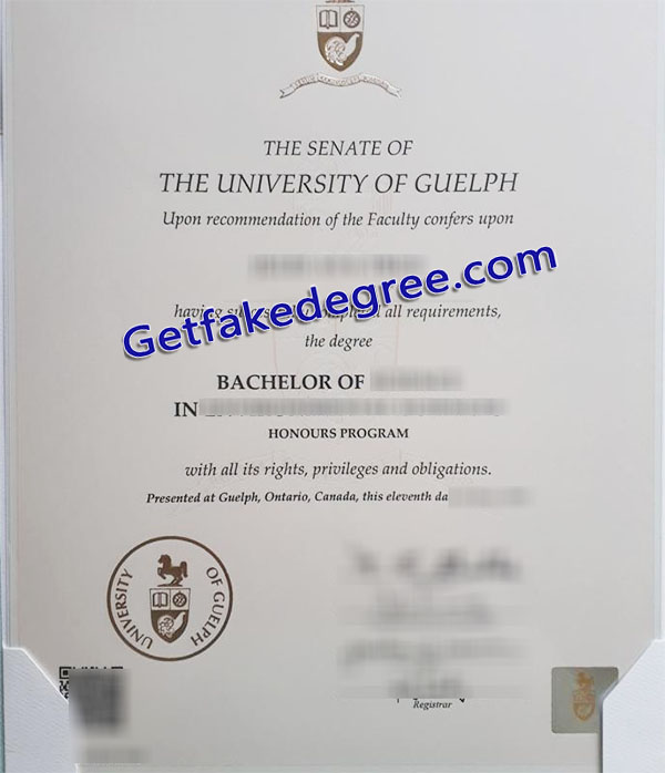 University of Guelph diploma