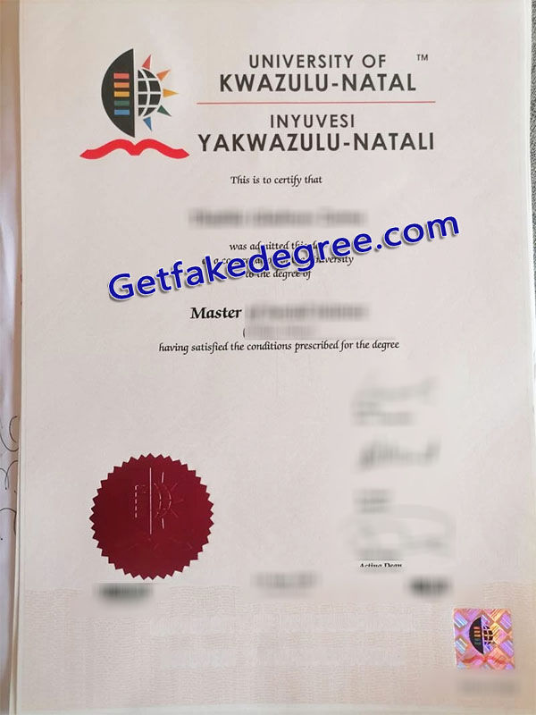 University of Kwazulu-Natal diploma