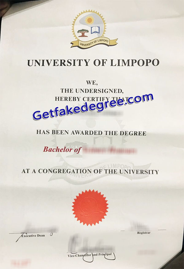 University of Limpopo diploma