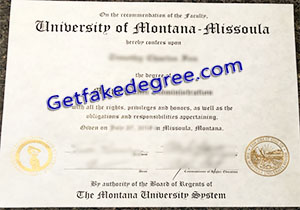 University of Montana-Missoula degree
