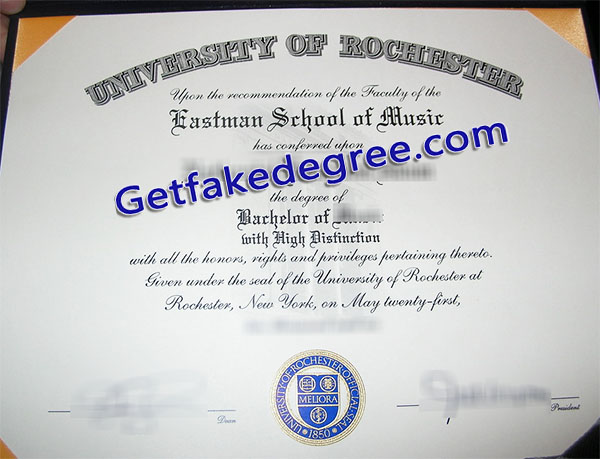 University of Rochester diploma