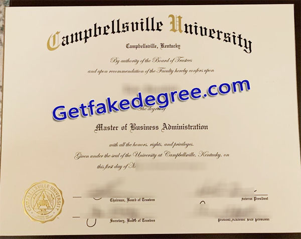 Campbellsville University diploma