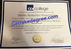 CDI College degree