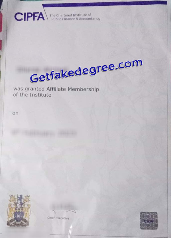 CIPFA diploma