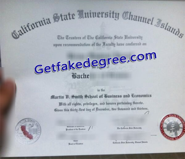 CSU Channel Islands diploma