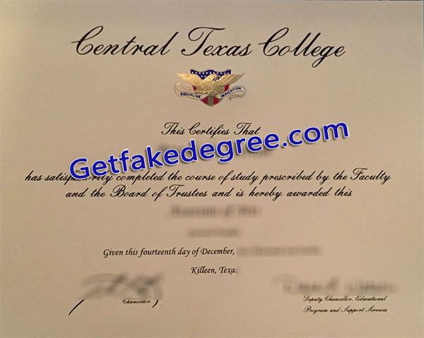 Central Texas College diploma