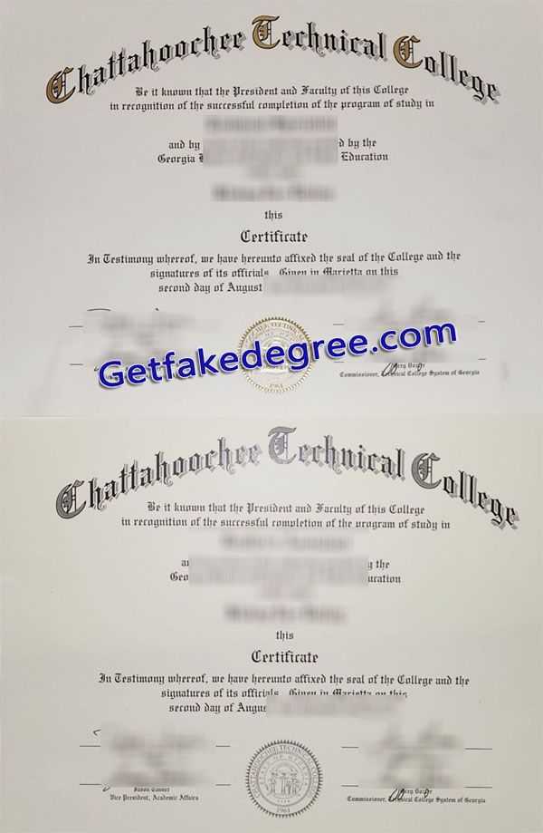 Chattahoochee Technical College diploma