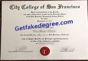 City College of San Francisco degree