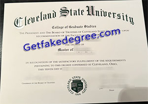 Cleveland State University degree