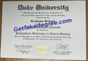 Duke University degree