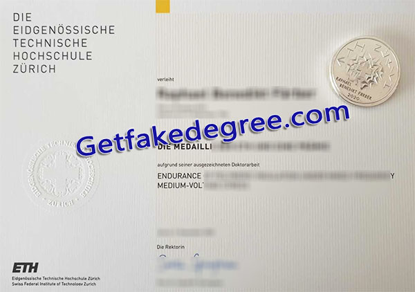 ETH Zürich diploma
