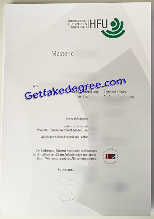 Furtwangen University diploma