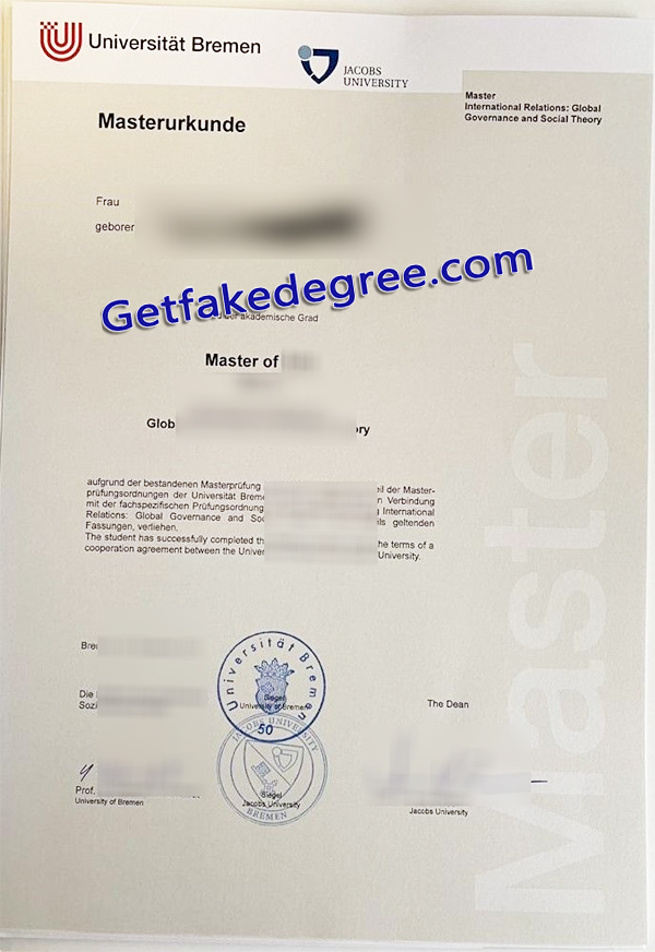 Hochschule Bremen diploma
