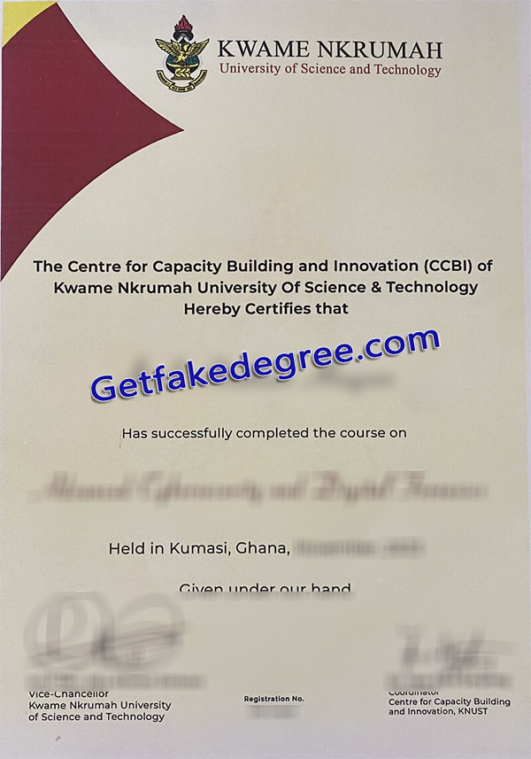 KNUST diploma