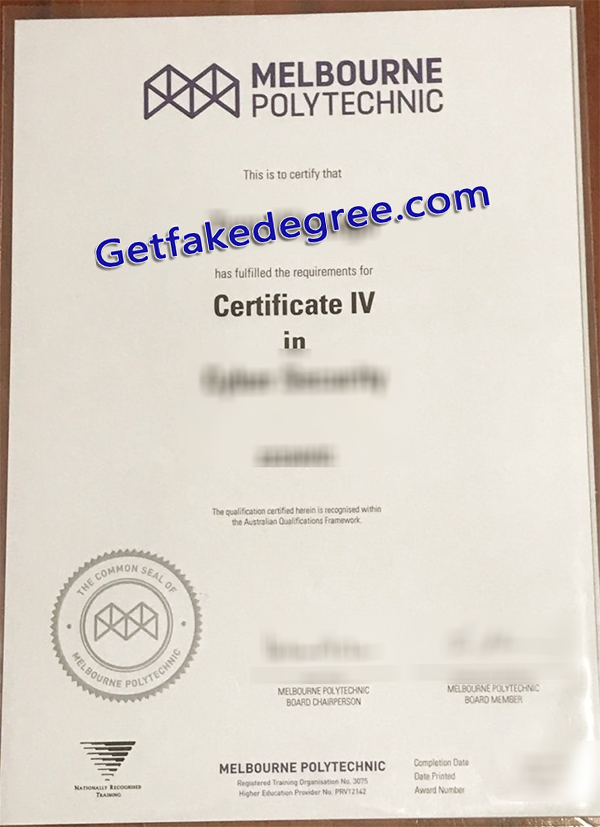Melbourne Polytechnic diploma