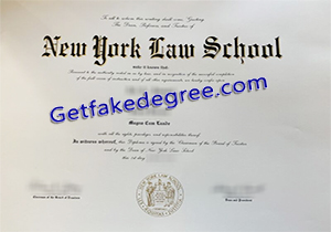 New York Law School degree
