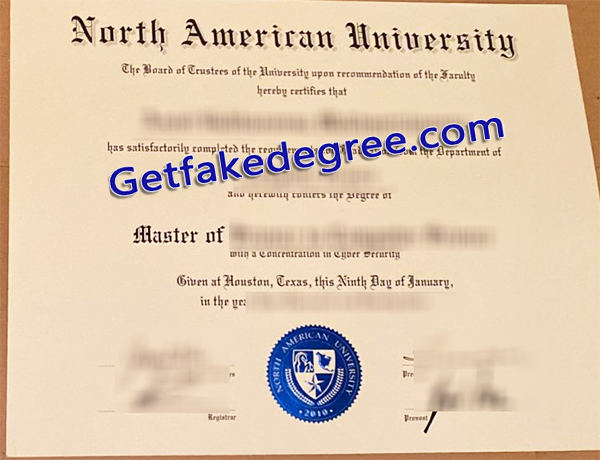 North American university diploma