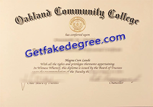 Oakland Community College degree