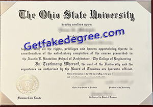 Ohio State University degree