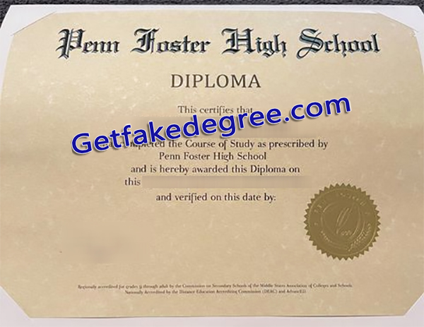 Penn Foster High School diploma